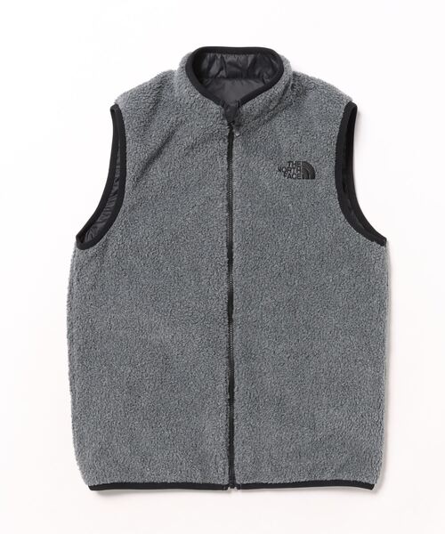 THE NORTH FACE(ザノースフェイス)の「THE NORTH FACE/ザ・ノース・フェイス/REVERSIBLE COZY VT/リバーシブルコージーベスト/KIDS/キッズ/NYJ82445/REVERSIBLE COZY VT(ベスト・キッズ・ブラック/ネイビー・120cm/130cm/140cm/150cm)」の4枚目の写真