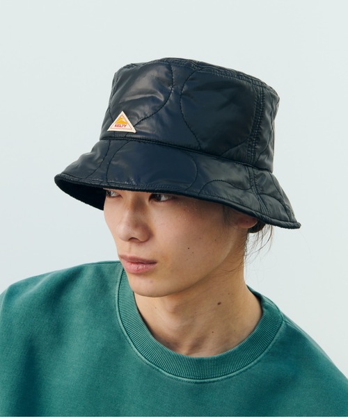 KELTY(ケルティ)の「リバーシブルキルティング バケット ハット(ハット・レディース・ブラック/ベージュ/ブルー・FREE)」の5枚目の写真