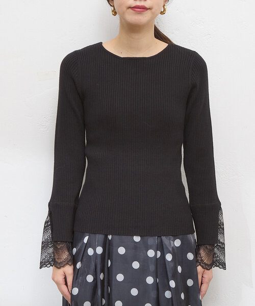 ニット セーター 前後2way変形リブニット レディース ジルバイジルスチュアート JILL by JILLSTUART 前後2WAY変形