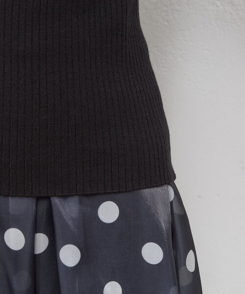 natural couture(ナチュラルクチュール)の「前後2WAY袖口レースリブニット(ニット/セーター・レディース・ミント/チャコールグレー/グレー/オフホワイト/ブラック/グレイッシュベージュ/ボルドー/その他1/その他2・FREE)」の20枚目の写真