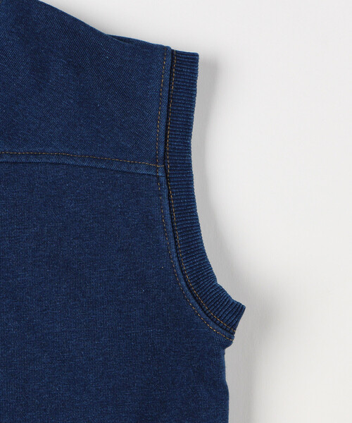 COMME CA ISM（コムサイズム）の「オーバーサイズベスト（ベスト・キッズ・インディゴブルー・100cm/110cm/120cm/130cm/140cm/150cm）」の8枚目の写真