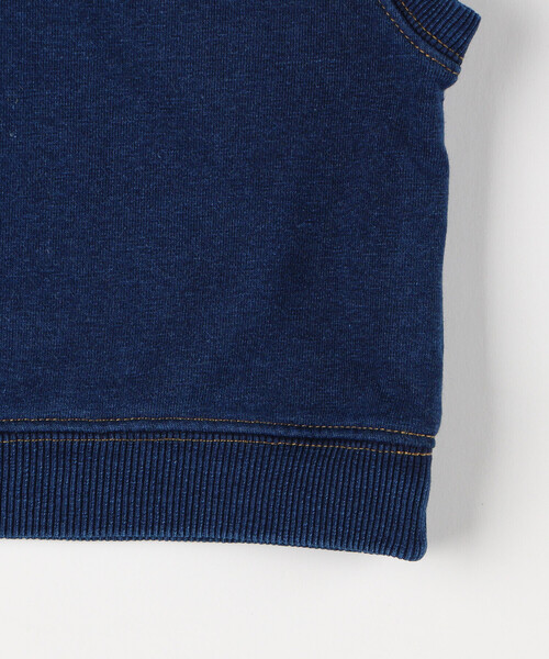 COMME CA ISM（コムサイズム）の「オーバーサイズベスト（ベスト・キッズ・インディゴブルー・100cm/110cm/120cm/130cm/140cm/150cm）」の9枚目の写真