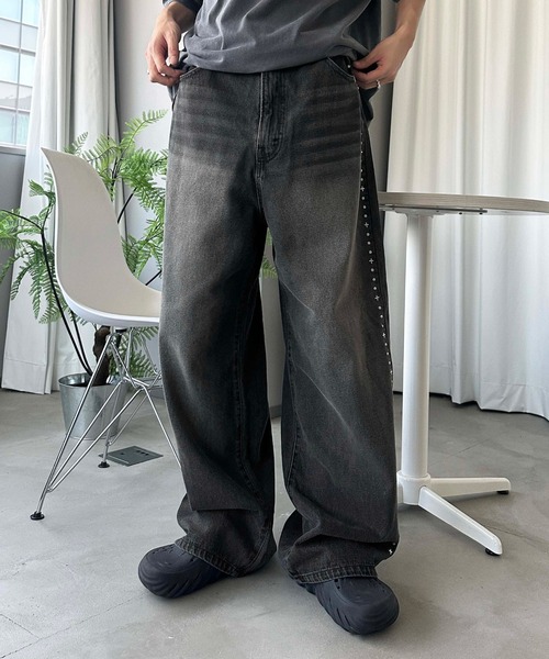 ガールズ ロゴベルトデニムショートパンツ(140cm サックス