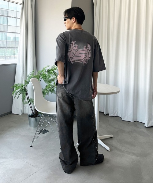 sedacle（セダクル）の「サイドスタッズデニム（デニムパンツ・メンズ・インディゴブルー/ブラック/ブルー・SMALL/MEDIUM/LARGE）」の17枚目の写真