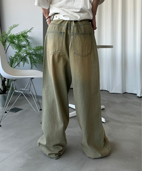 sedacle（セダクル）の「サイドスタッズデニム（デニムパンツ・メンズ・インディゴブルー/ブラック/ブルー・SMALL/MEDIUM/LARGE）」の15枚目の写真