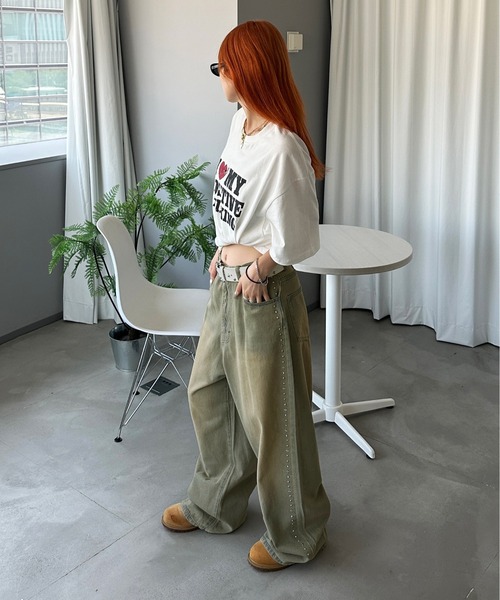 sedacle（セダクル）の「サイドスタッズデニム（デニムパンツ・メンズ・インディゴブルー/ブラック/ブルー・SMALL/MEDIUM/LARGE）」の12枚目の写真