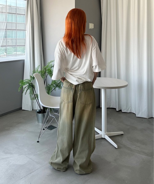 sedacle（セダクル）の「サイドスタッズデニム（デニムパンツ・メンズ・インディゴブルー/ブラック/ブルー・SMALL/MEDIUM/LARGE）」の11枚目の写真