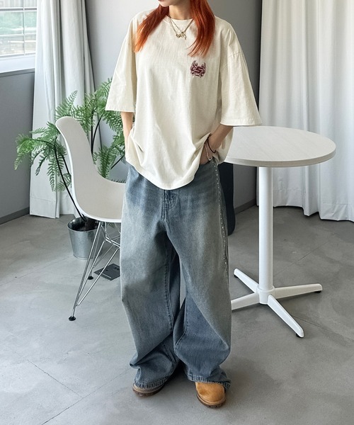 sedacle（セダクル）の「サイドスタッズデニム（デニムパンツ）」 - WEAR