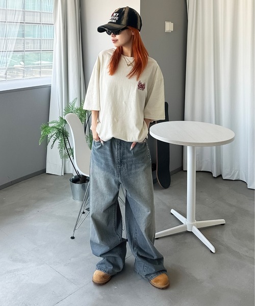 ☆美品☆Katespade NEWYORKキッズ スタッズ デニムパンツ 150 セール】サイドスタッズデニム（デニムパンツ）｜sedacle