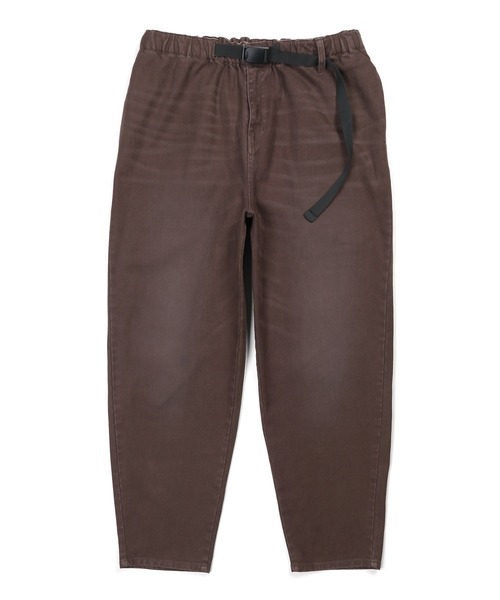 The DUFFER of ST.GEORGE（ザダファーオブセントジョージ）の「WEBBING BELT KERSEY WIDE PANTS：ワイドテーパード イージーパンツ（その他パンツ・メンズ・アイボリー/ブラック/ブラウン・SMALL/MEDIUM/LARGE/X-LARGE）」の10枚目の写真
