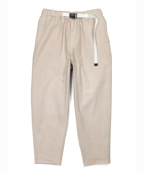 The DUFFER of ST.GEORGE（ザダファーオブセントジョージ）の「WEBBING BELT KERSEY WIDE PANTS：ワイドテーパード イージーパンツ（その他パンツ・メンズ・アイボリー/ブラック/ブラウン・SMALL/MEDIUM/LARGE/X-LARGE）」の12枚目の写真