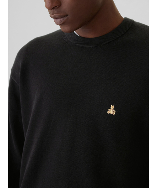 GAP（ギャップ）の「ブラナンベア リラックス クルーネックセーター（ニット/セーター・メンズ・レッド/グレー/カーキ/アイボリー/ブラック・XL/L/M/S/XS）」の3枚目の写真