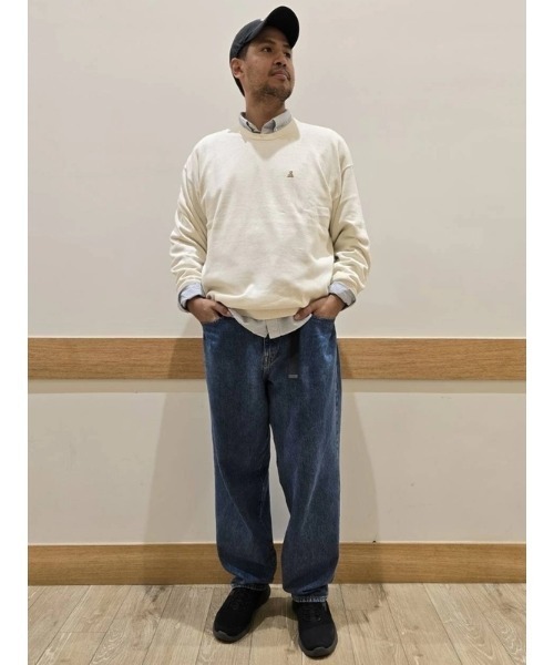 GAP（ギャップ）の「ブラナンベア リラックス クルーネックセーター（ニット/セーター・メンズ・レッド/グレー/カーキ/アイボリー/ブラック・XL/L/M/S/XS）」の22枚目の写真