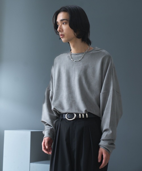 HARE（ハレ）の「SOFTフェイクスウェードプルオーバー(HARE