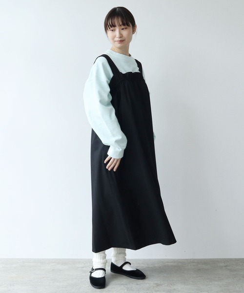 yuni（ユニ ）の「ウォッシャブルウールジャンパースカート
