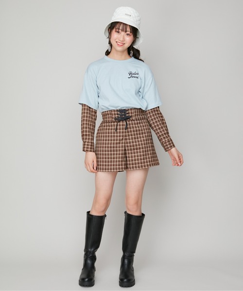 JENNI（ジェニィ）の「キルティングバケハ（ハット・キッズ・ブラック/アイボリー・56cm/54cm）」の3枚目の写真