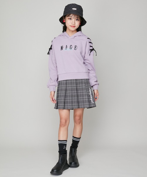 JENNI（ジェニィ）の「キルティングバケハ（ハット・キッズ・ブラック/アイボリー・56cm/54cm）」の6枚目の写真