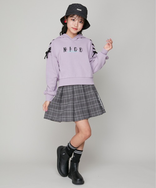 JENNI（ジェニィ）の「キルティングバケハ（ハット・キッズ・ブラック/アイボリー・56cm/54cm）」の8枚目の写真