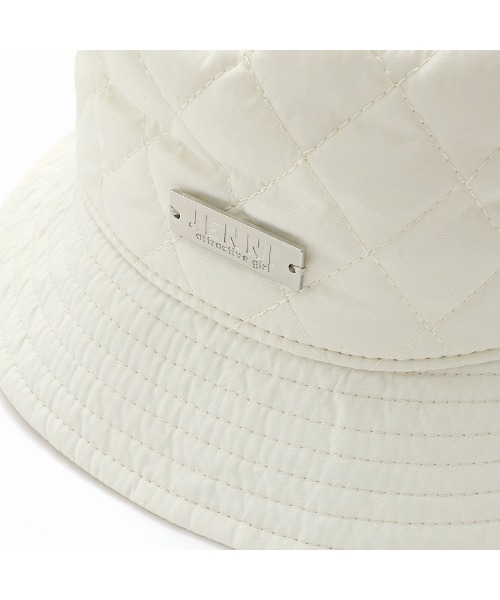 JENNI（ジェニィ）の「キルティングバケハ（ハット・キッズ・ブラック/アイボリー・56cm/54cm）」の13枚目の写真