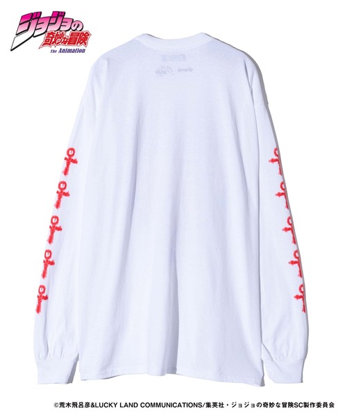 glamb(グラム)の「Magician's Red Long Sleeves T-shirt / マジシャンズレッドロングスリーブTシャツ(Tシャツ/カットソー・メンズ・ホワイト/ブラック・S/M/L/XL)」の19枚目の写真
