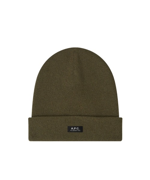 A.P.C.（アーペーセー）の「BONNET AUTUMN  24A（ニットキャップ/ビーニー・レディース・ブラウン系その他/ネイビー/グリーン系その他・M）」の2枚目の写真