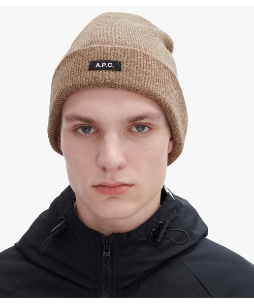 A.P.C.（アーペーセー）の「BONNET AUTUMN  24A（ニットキャップ/ビーニー・レディース・ブラウン系その他/ネイビー/グリーン系その他・M）」の9枚目の写真