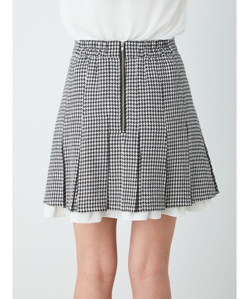 Ank Rouge（アンクルージュ）の「配色フリルプリーツSK（スカート・レディース・ブラック/グレー/ブラウン・M）」の11枚目の写真