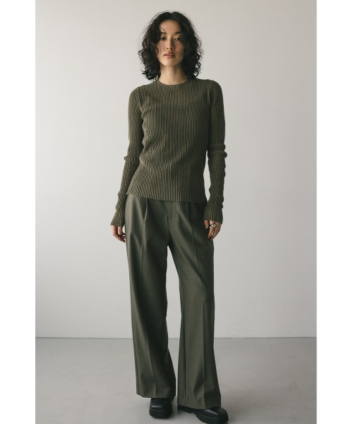 セール】シアーコードニットトップ（ニット/セーター