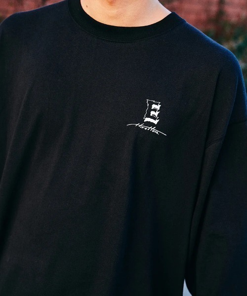 ELEMENT（エレメント）の「ELEMENT メンズ HRTN LS ロンＴ 【2024年秋冬モデル】/エレメントバックプリント長袖ロンT（Tシャツ/カットソー・メンズ・ホワイト/スミクロ/ブラック・MEDIUM/LARGE/X-LARGE）」の11枚目の写真
