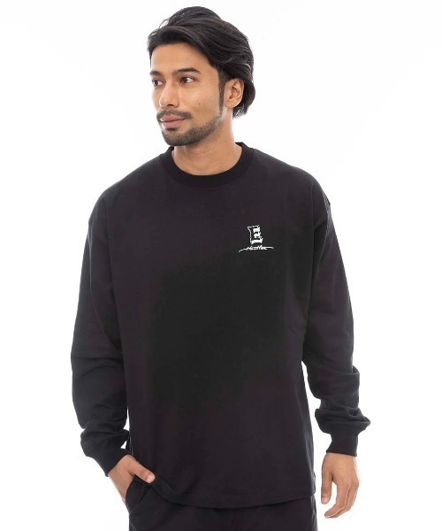 ELEMENT（エレメント）の「ELEMENT メンズ HRTN LS ロンＴ 【2024年秋冬モデル】/エレメントバックプリント長袖ロンT（Tシャツ/カットソー・メンズ・ホワイト/スミクロ/ブラック・MEDIUM/LARGE/X-LARGE）」の14枚目の写真