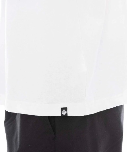 ELEMENT（エレメント）の「ELEMENT メンズ HRTN LS ロンＴ 【2024年秋冬モデル】/エレメントバックプリント長袖ロンT（Tシャツ/カットソー・メンズ・ホワイト/スミクロ/ブラック・MEDIUM/LARGE/X-LARGE）」の7枚目の写真