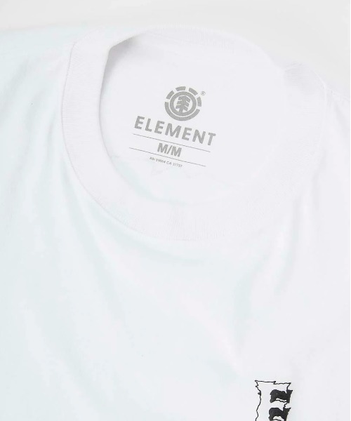 ELEMENT（エレメント）の「ELEMENT メンズ HRTN LS ロンＴ 【2024年秋冬モデル】/エレメントバックプリント長袖ロンT（Tシャツ/カットソー・メンズ・ホワイト/スミクロ/ブラック・MEDIUM/LARGE/X-LARGE）」の9枚目の写真