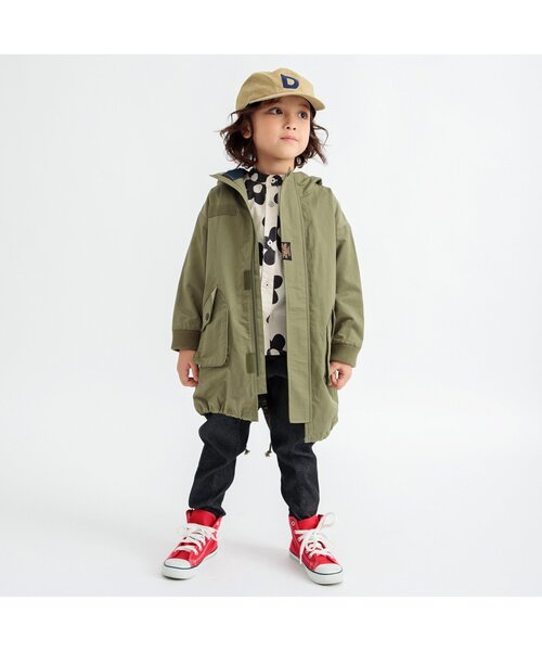 BREEZE（ブリーズ）の「ノーカラーシャツ（シャツ/ブラウス・キッズ・その他3/ストライプ/オフホワイト・90/100/110/120/130/140）」の6枚目の写真