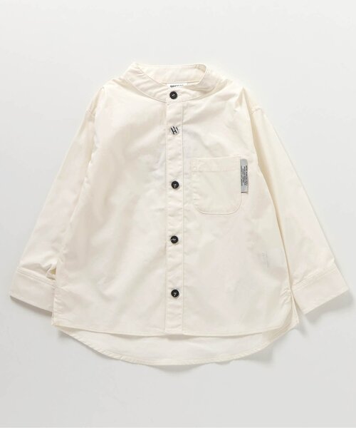 BREEZE（ブリーズ）の「ノーカラーシャツ（シャツ/ブラウス・キッズ・その他3/ストライプ/オフホワイト・90/100/110/120/130/140）」の18枚目の写真