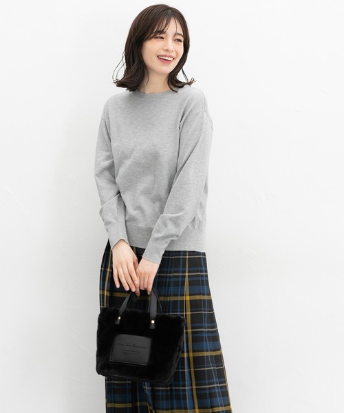 セール】ラメクルーニット（ニット/セーター）｜Honeys