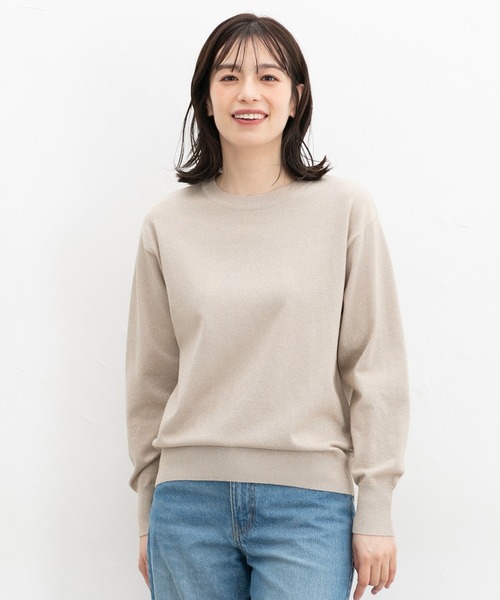 セール】ラメクルーニット（ニット/セーター）｜Honeys