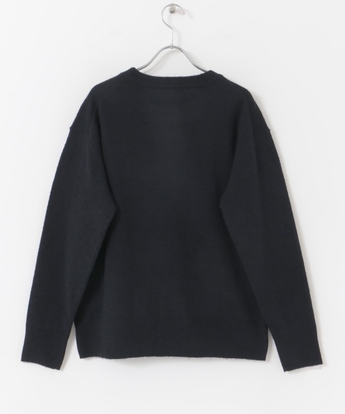 D 1405【美品】FORK & SPOON クルーネック　ニットセーター セール】FORK&SPOON クルーネックロゴニット（ニット/セーター