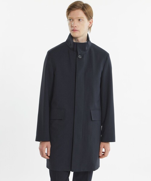 MACKINTOSH PHILOSOPHY(マッキントッシュ フィロソフィー)の「バックコーティングツイル BELFAST(ベルファスト)(モッズコート・メンズ・ブラック/ダークネイビー・38/40/42)」の8枚目の写真