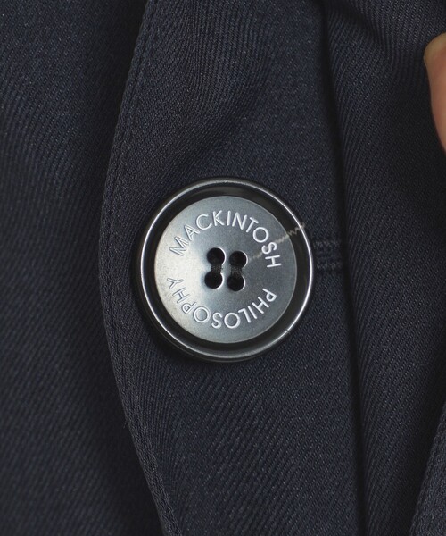 MACKINTOSH PHILOSOPHY(マッキントッシュ フィロソフィー)の「バックコーティングツイル BELFAST(ベルファスト)(モッズコート・メンズ・ブラック/ダークネイビー・38/40/42)」の13枚目の写真