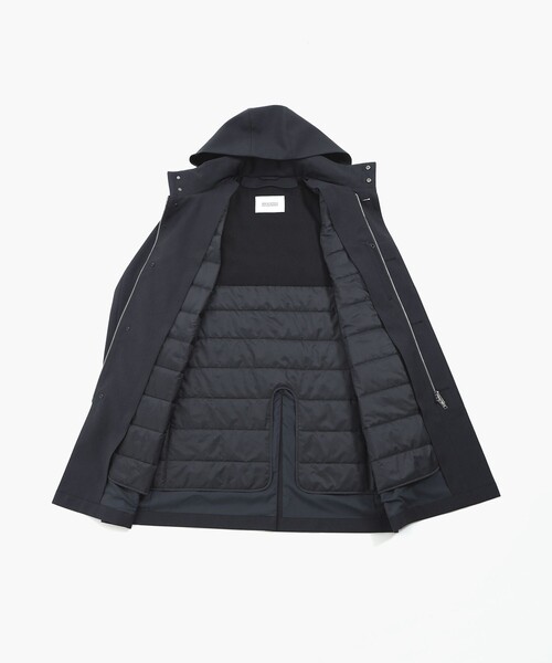 MACKINTOSH PHILOSOPHY(マッキントッシュ フィロソフィー)の「バックコーティングツイル BELFAST(ベルファスト)(モッズコート・メンズ・ブラック/ダークネイビー・38/40/42)」の14枚目の写真