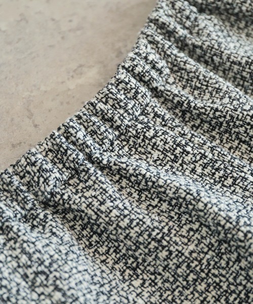 NOMBRE IMPAIR（ノンブルアンペール）の「MIXツイード　イージーパンツ（その他パンツ・レディース・ホワイト/ブラウン・FREE）」の7枚目の写真