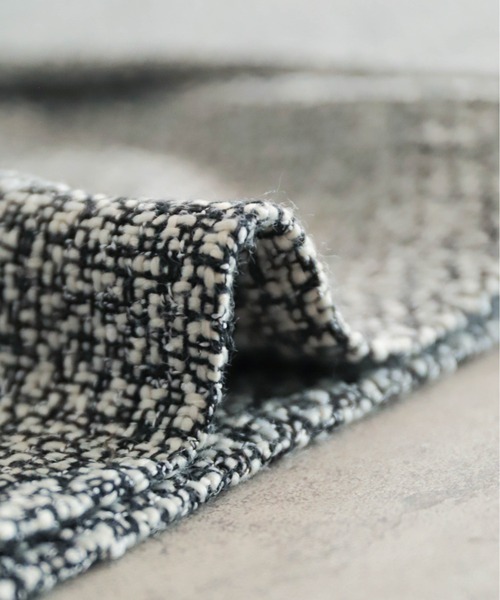 NOMBRE IMPAIR（ノンブルアンペール）の「MIXツイード　イージーパンツ（その他パンツ・レディース・ホワイト/ブラウン・FREE）」の9枚目の写真