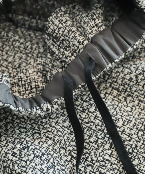 NOMBRE IMPAIR（ノンブルアンペール）の「MIXツイード　イージーパンツ（その他パンツ・レディース・ホワイト/ブラウン・FREE）」の11枚目の写真