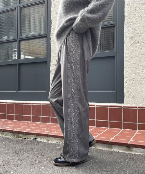 セール】ストライプサイドレースラインパンツ（その他パンツ）｜fredy