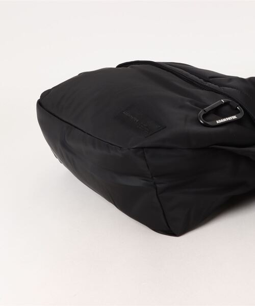 ADAM PATEK(アダムパテック)の「/ADAMPATEK/bright twill BIG body bag/ブライトツイル配色ビッグボディバッグ(ショルダーバッグ・メンズ・グレー/ブラック・FREE)」の4枚目の写真