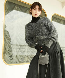 NATURAL BEAUTY BASIC | ◇ラメシャギーニット(ニット/セーター)