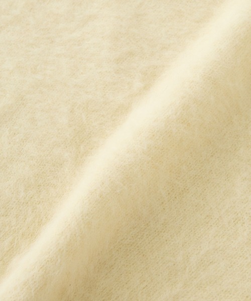 BABYLONE FOXカシミヤニットプルオーバー　ベージュ　長袖 BABYLONE ニット FOXカシミヤニットプルオーバー レディース