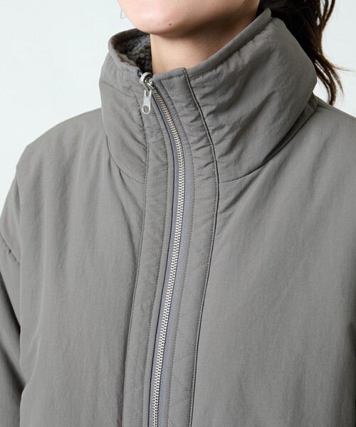 FREAK'S STORE（フリークスストア）の「限定展開　スタンドカラー リバーシブル ボア ブルゾン（ブルゾン・レディース・オリーブ/ブラック/ナチュラル/グレー/ベージュ・ﾌﾘ-）」の22枚目の写真