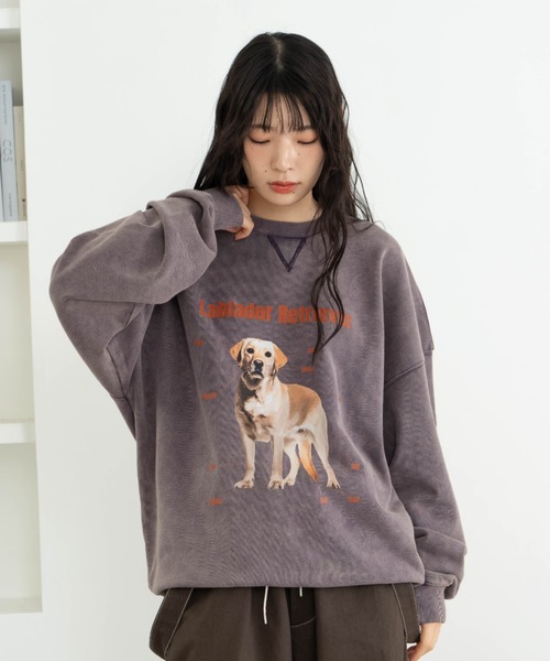 eLur(エラー)の「ドッグスウェット(スウェット・レディース・カーキ/ブルー/パープル・FREE)」の18枚目の写真
