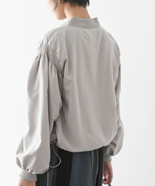 rps（アールピーエス）の「袖シャーリングＭＡ－１（MA-1・レディース・ブラック/グレー/カーキ・フリー）」の10枚目の写真